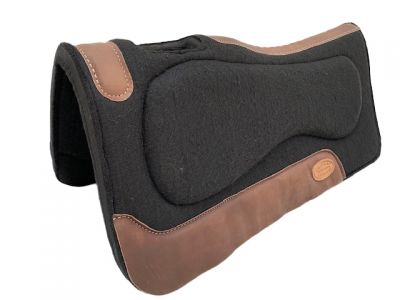 Klassy Cowgirl 1" Thick Brown Felt Top Pad with vented wither